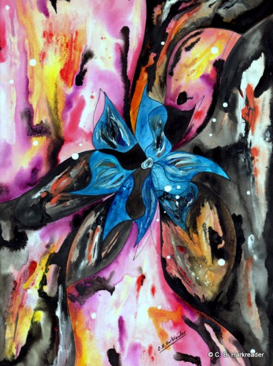 Tao Te Ching, chapter 4, 9x12, copyright C. B. Harkreader