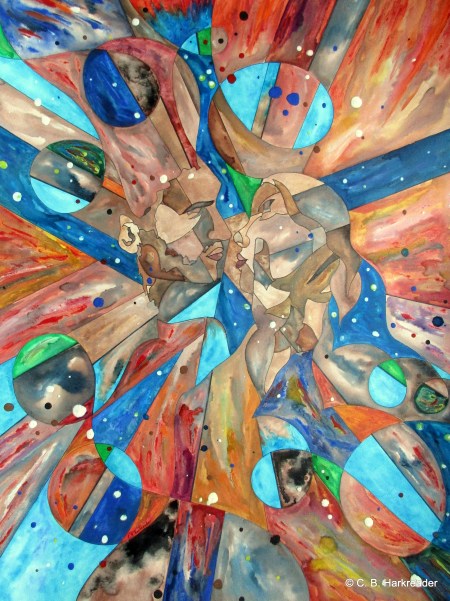 Night and Day, You are the One, 18x24 copyright CBHarkreader