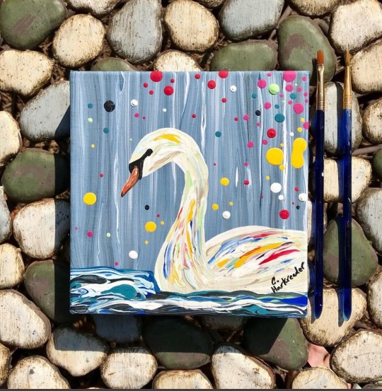 Graceful Swan, Christine Harkreader